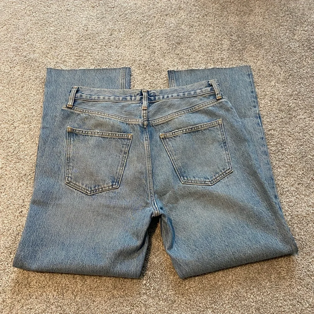 AGOLDE Relaxed Boot Cut Jeans Raw Hem - Picture 8 of 8